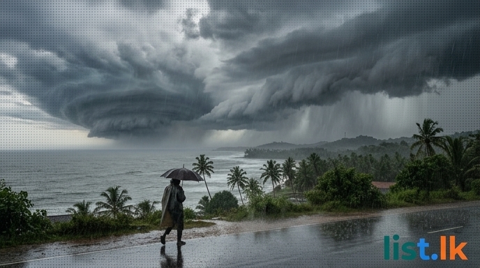 Bay of Bengal Low-Pressure System to Bring Increased Rainfall to Sri Lanka