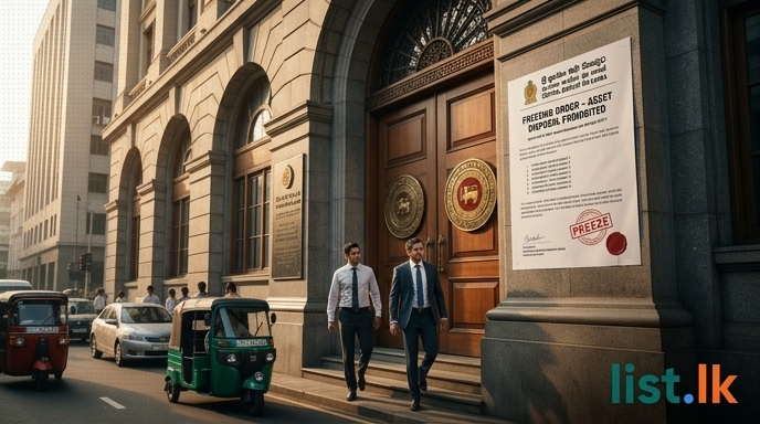 Central Bank Freezes Assets of Six Companies and Directors