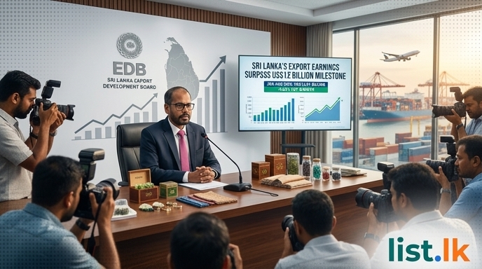 Sri Lanka's Export Earnings Surpass US$12 Billion Milestone in 2026