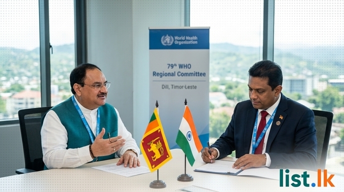 India Pledges Continued TB Control Support, Donates Medication to Sri Lanka